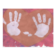 hands postcard