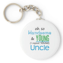 Handsome and Young Uncle Key Chain