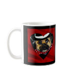 Handsome Pug Valentine Coffee Mugs