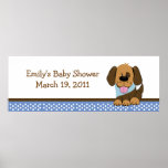 Handsome Puppy Baby Shower /  Birthday Banner