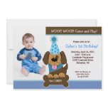 Handsome Puppy *PHOTO* Birthday 5x7