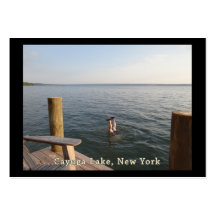 Handstand Water Cayuga Lake NY Business Cards