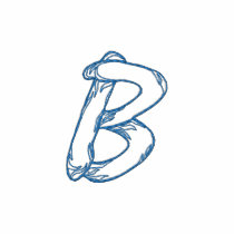 Handstitch Letter B