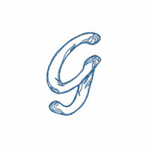 Handstitch Letter G Embroidered Shirt