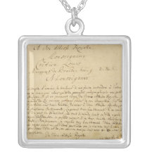 Handwritten dedication  'Brandenburger Concertos' Necklaces