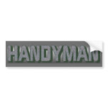 HANDYMAN Bumper Sticker bumper stickers