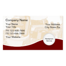 Handyman Business Cards