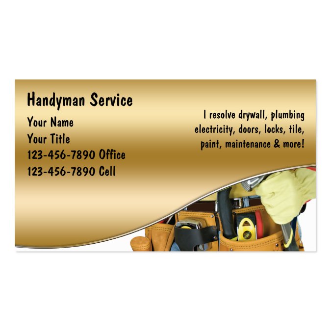 Handyman Business Cards