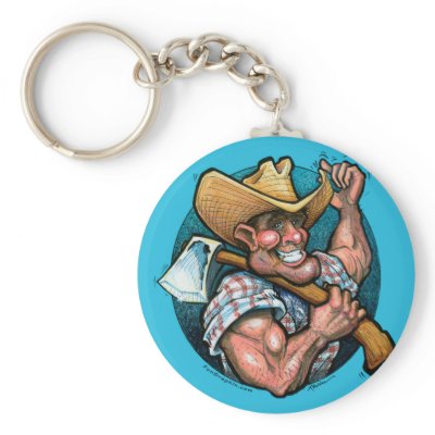 Handyman Keychain by FunGraphix
