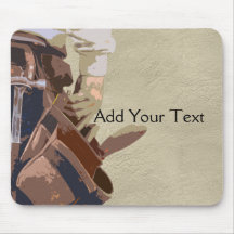 Handyman Tools Watercolor Mouse Pad