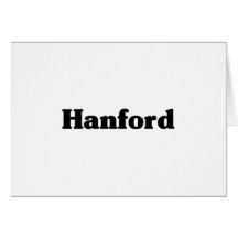 Hanford Classic t shirts Greeting Card