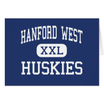HANFORD WEST - HUSKIES - HIGH - Hanford California Card