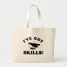 hang glide vector designs tote bag