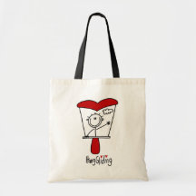 Hang Gliding Stick Figure Bags
