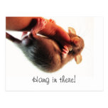 Hang in There Rat Post Card