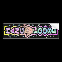 Hang loose bumper stickers