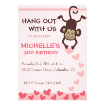 Hang Out Birthday Party Invite