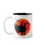 Hanging Bat Two-Tone Mug