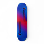 Hanging glass stick skateboards