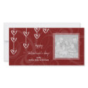 Hanging Hearts Valentine's Day Photo Cards photo cards