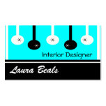 Hanging Lights With Stars Business Card