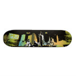 Hanging Out with the Gang (green vs) Skateboard