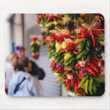 Hanging Peppers Mousepads