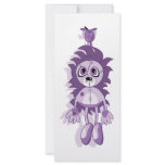 Hanging Teddy Purple rack cards