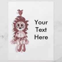 Hanging Teddy Red Full Colour Flyer