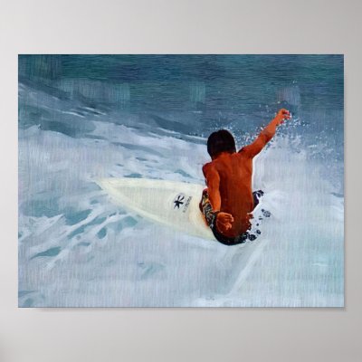 Hanging Ten Poster by mrsmas