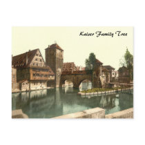 Hangman Bridge, Nuremberg, Bavaria, Germany Postcard