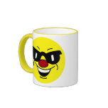 Hangover Face: I like wearing sunglasses to work mugs