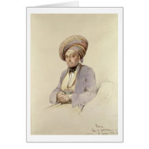 Hanna - A Greek from Antioch, 1852 Greeting Card