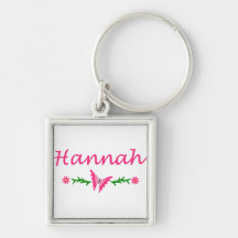 Hannah (Pink Butterfly) Key Chains