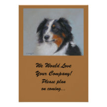 HANNAH"  We Would Love Your Company! Custom Invitation