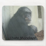Hannover Zoo (135), I hate Mondays! mousepads