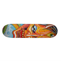 hannya skateboard deck