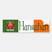 Hanrahan Coat of Arms Bumper Sticker