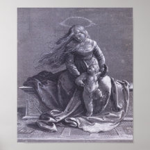 Hans Holbein the Younger Virgin and Child Poster