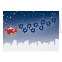 Hanukkah and Christmas Card