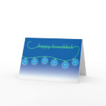 Hanukkah Card Star Lights