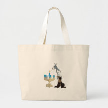 Hanukkah - Chanukah card Canvas Bag