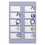 Hanukkah Designs 3 Gift Tags on a Page - 10 Design flyers