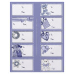 Hanukkah Designs 4 Gift Tags on a Page - 10 Design flyers