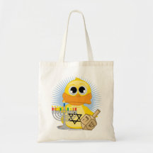 Hanukkah Duck Canvas Bags