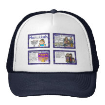 Hanukkah Fun and Educational for Kids Trucker Hats