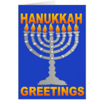 HANUKKAH GREETINGS Card