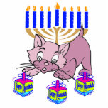Hanukkah Kitty photo sculptures