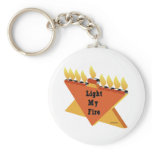 HANUKKAH LIGHT MY FIRE MENORAH GIFT KEY CHAINS