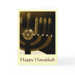 Hanukkah Menorah Card